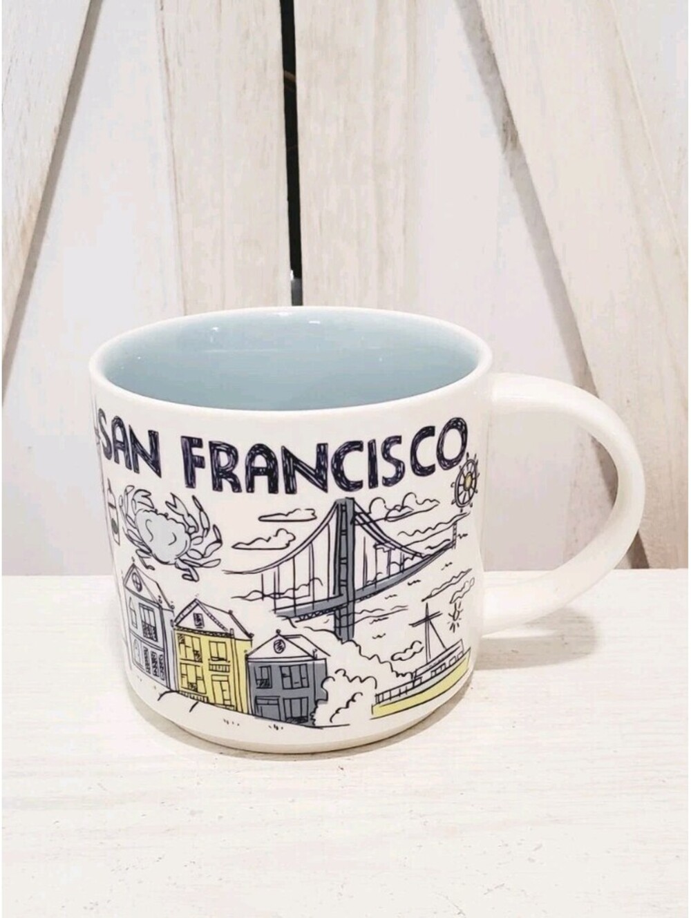 Starbucks SAN FRANCISCO Been There Series Coffee Mug 14oz 2018 Across The Globe